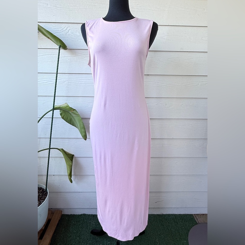 GB Gianni Bini Pink Midi Bodycon Dress‎ | Size XL | Sleek & Feminine